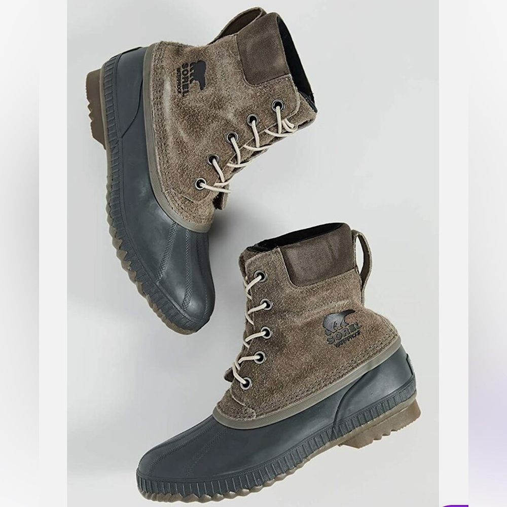 Sorel Men's Cheyanne II Waterproof Duck Boots in Major/Coal - Sz 14
